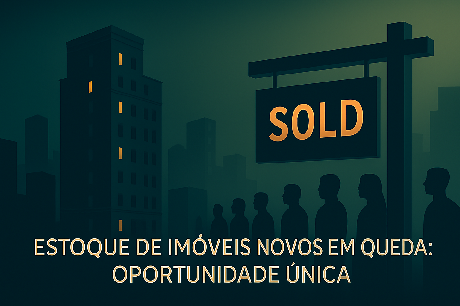 Estoque de Imóveis Novos em Queda: Oportunidade Única para o Investidor Estratégico